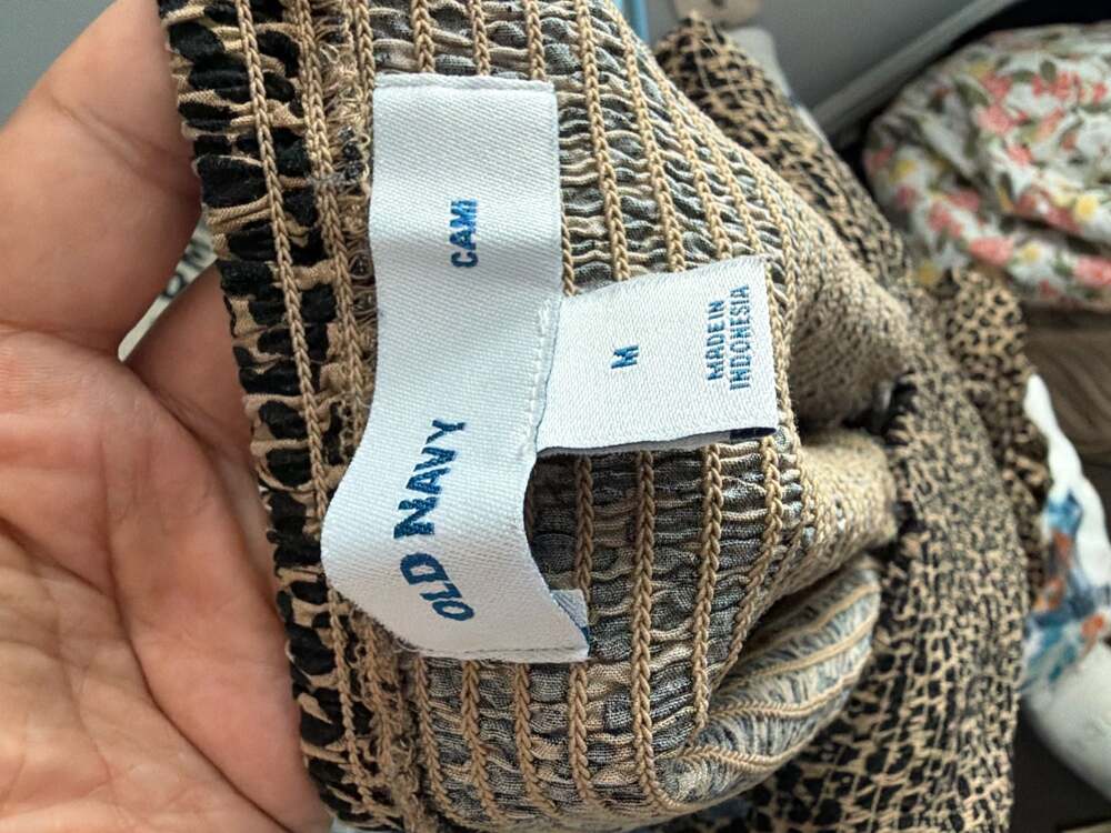Old Navy Leopard Print Smocked Cami Maxi Dress, Size M - Picture 6 of 6